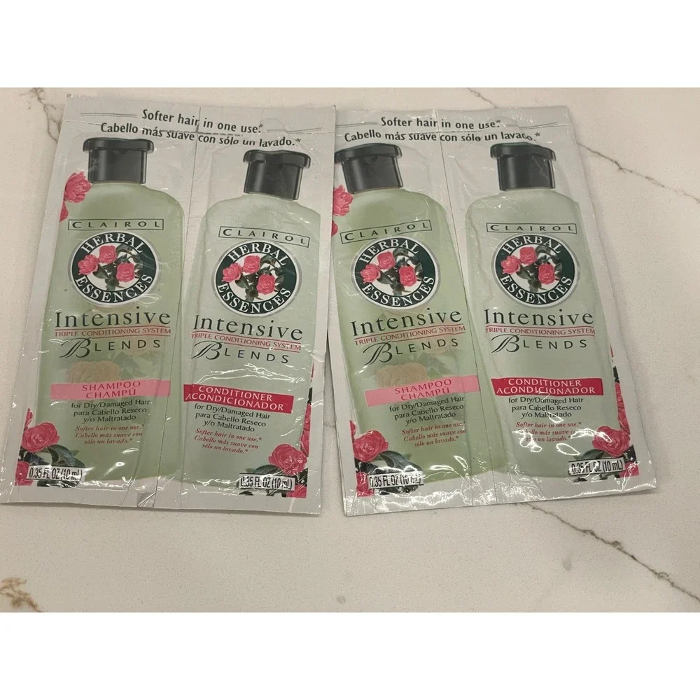 Clairol Herbal Essences Intensive Blends Dry/Damage Hair Shampoo Conditioner (2)
